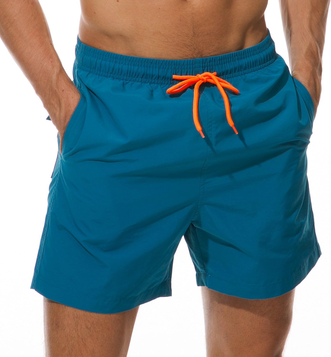 Men's Swim Trunks Quick Dry Beach Shorts with Pockets | mesh lining, dry fast, adjustable waist, side pockets, comfort,well made,swimming,beach shorts, water sports,vacation trips