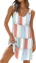 Summer Dresses for Women  Sundresses Vacation Sleeveless Beach Swimsuit Cover Ups Spring Outfits Casual Sun Dress