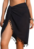 Beach  Cover Up Wraps for Women Swimsuit Coverups Tassels Bikini Short Skirts for Swimwear