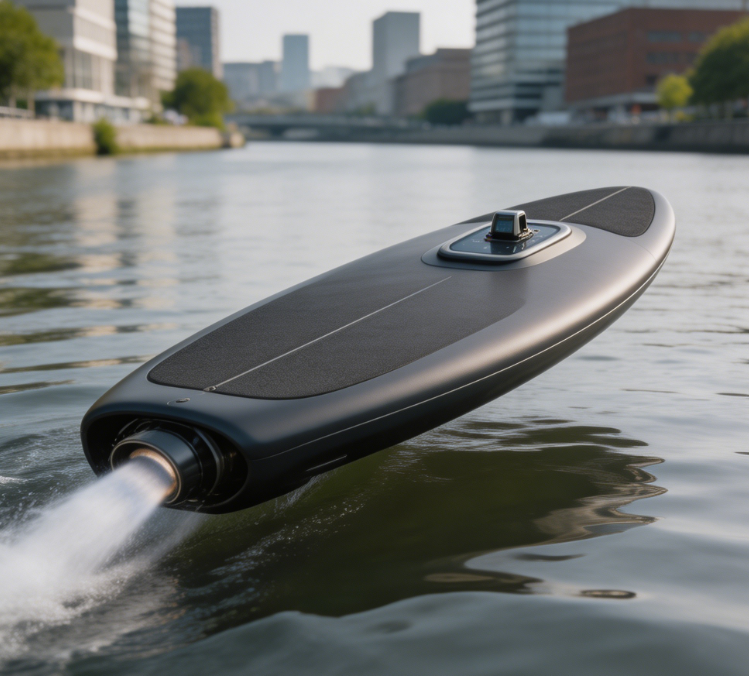 Electric Jet Assisted Surfboard